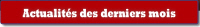 Actualités des derniers mois.