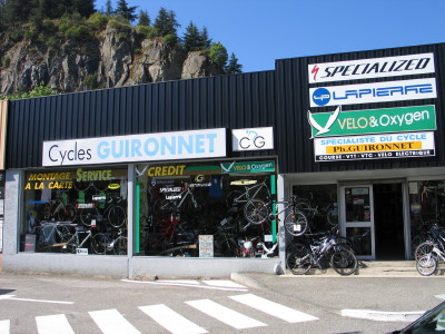 Le magasin des Cycles Guironnet